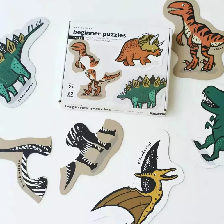 Wee Gallery Beginner Puzzles - Dino