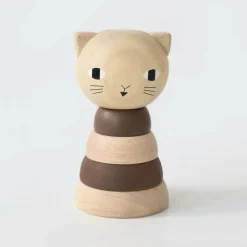 Wee Gallery Wood Stacker - Cat