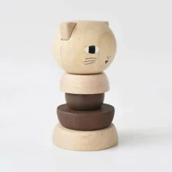 Wee Gallery Wood Stacker - Cat