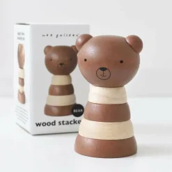 Wee Gallery Wood Stacker - Bear