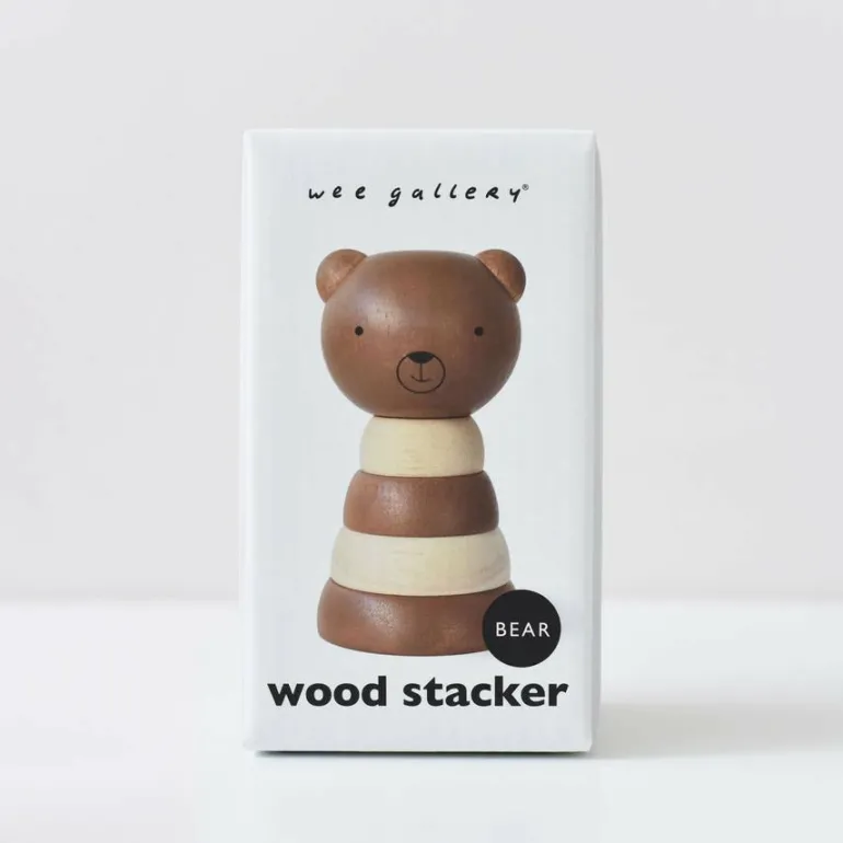Wee Gallery Wood Stacker - Bear