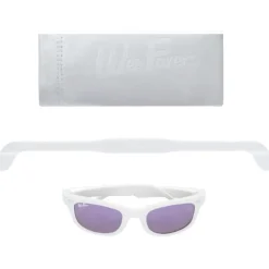 WeeFarers Polarized Sunglasses -  White w/ Purple