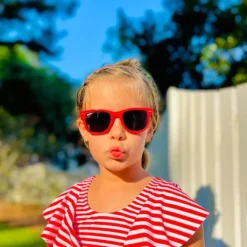 WeeFarers Polarized Sunglasses - Popsicle Red