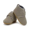 Zutano Leather Furry Lined Baby Shoe