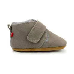 Zutano Leather Furry Lined Baby Shoe